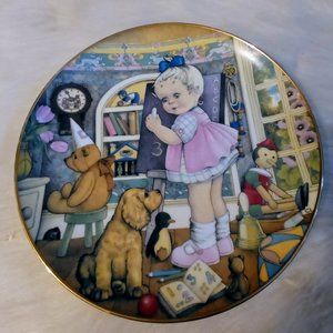 1982 Carol Lawson Plate "Teachers Plate" Signed